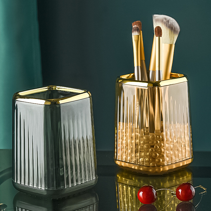 Luxury Skincare And Makeup Brands - 럭셔리 메이크업 정리함 데스크탑 화장품 브러쉬
