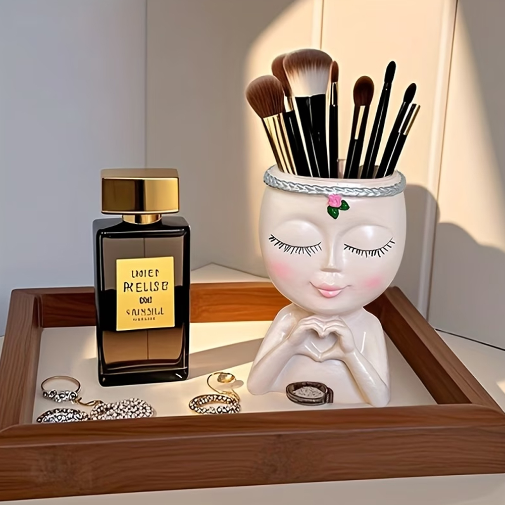 1피스 메이크업 브러쉬 및 눈썹 브러쉬 보관 랙, 레진 - Luxury Skincare And Makeup Brands 리뷰 및 가격