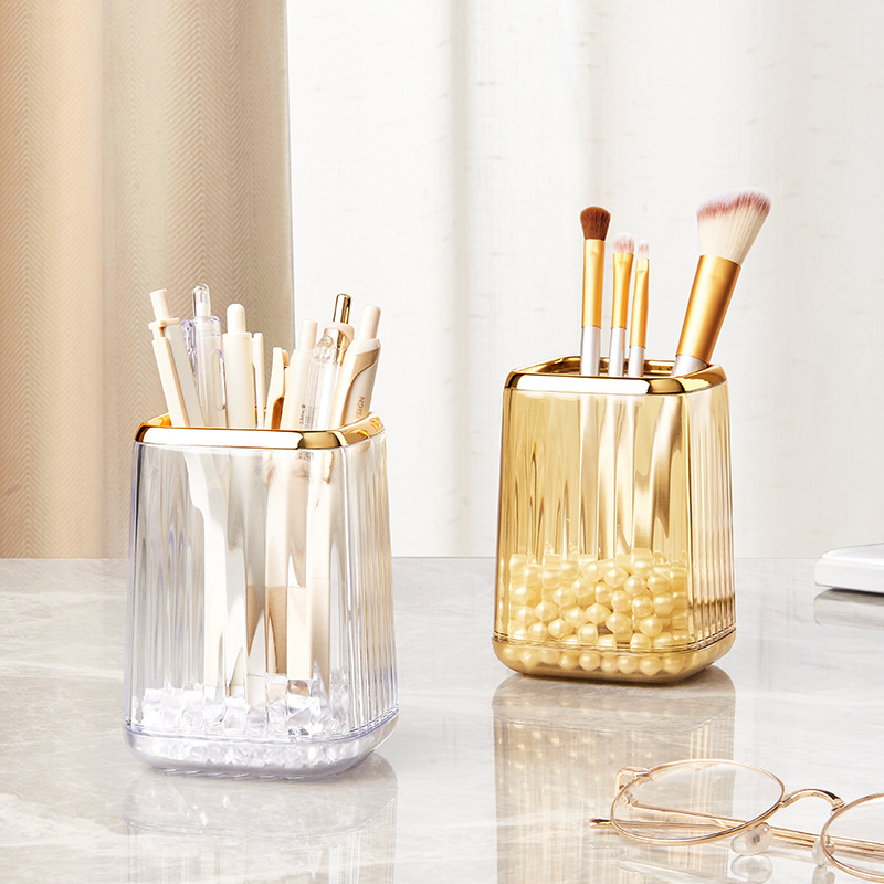 데스크탑 화장 브러쉬 보관함 메이크업 정리함 사무실 펜 - Luxury Skincare And Makeup Brands 리뷰 및 가격